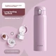 Термокружка SHINPUR с трубочкой 480 мл Pink - изображение 5