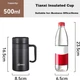 Термокружка TIANXI Warmthforyou 520 мл Black - изображение 4