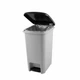 Відро для сміття з педаллю пластиковий з кришкою, 10 л, Сірий (109-GRAY) - зображення 8