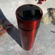 Термос T-BOTLLE 919 500 мл з індикатором температури, LCD дисплей на кришці, питна термопляшка з нержавіючої сталі, термокружка для чаю та кави, герметична ємність для гарячих і холодних напоїв, ситечко для заварювання, IPX7 червоний - изображение 8