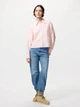Рубашка женская UNIQLO 604556920 XL Розовая (1159863176) - изображение 2