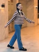 Поло женское UNIQLO 816037658 L Коричневое/Розовое (1159863399) - изображение 3
