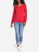 Пуловер женский Tommy Hilfiger 239632688 M Красный (1159863413) - изображение 4