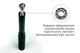 Скакалка ProDobro Aluminium стальной трос 3 м черная алюминиевые ручки - изображение 4