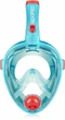 Повнолицьова маска AQUA SPEED силікон L бірюзова червона для дітей - зображення 2