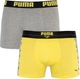 Труси-боксери Puma бавовна XL жовтий сірий 2 пари - зображення 1