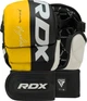 Тренировочные перчатки RDX искусственная кожа XL черный желтый белый - изображение 1