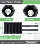 Утяжелители ProDobro Оксфорд 3 кг Черные - изображение 2