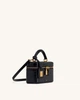 Жіноча сумка кросс-боді через плече JW PEI Cleo Box Shape Top Handle Bag Black croc (126863) - зображення 6