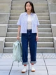 Рюкзак тканевый 45 л вмещает формат А4 Uniqlo Jw Anderson 228193337 Зеленый (1159863299) - изображение 10