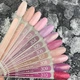 Гель-лак для нігтів MOON FULL color Gel polish №307 напівпрозорий персиковий з шіммери 8 мл - изображение 2