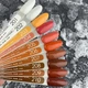 Гель-лак для нігтів MOON FULL color Gel polish №202 білий напівпрозорий з блискітками мікроблеск 8 мл - изображение 2