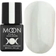 Гель-лак для нігтів MOON FULL color Gel polish №202 білий напівпрозорий з блискітками мікроблеск 8 мл - изображение 1