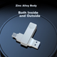Флеш-накопитель FANXIANG 128 ГБ USB 3.2 Type-C Dual Interface F372, скорость чтения 150 МБ/с, универсальный USB-накопитель большой емкости для бизнеса и автомобилей, совместимый с телефонами и компьютерами. - изображение 7