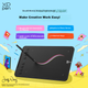 Цифровой графический планшет XP-Pen Deco SE для мобильных устройств и ПК, профессиональная доска для письма от руки, электронная доска для онлайн-уроков рисования. - изображение 4