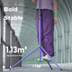 AMBITFUL ZhiJie Purple Green GM280P Портативная пневматическая стойка для осветительного прибора высотой 2,8 м с интерфейсом 1/4 дюйма, штатив для фотовспышки, универсальный, сверхпрочный. - изображение 9