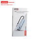 USB-концентратор Lenovo Type-C, многопортовый USB-концентратор, док-станция-адаптер, удлинительный USB-кабель, преобразователь для расширения возможностей ноутбука BY02C-3.0 (металлический) - изображение 7