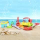 Набір іграшок Fisher-Price для пляжу, 7 штук, дитячі іграшки для гри в пісок на відкритому повітрі з лопаткою, подарунок на день народження - зображення 5