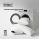 Подушка Hilton Good Sleep Pillow Pro с антибактериальным покрытием для поддержки шейного отдела позвоночника, размер 48*74 см, средний размер. - изображение 9