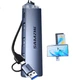 Sanze USB Hub Dual Head 4-in-1 Type-C 3.0 Splitter Multi-Port High-Speed HUB Adapter Converter for Laptop and Mobile Phone HBK1-S - зображення 2