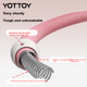Бесшумный пружинный утяжеленный обруч Yottoy для взрослых, мягкий фитнес-обруч для женщин, для похудения талии и уменьшения жира на животе, серый, 1,5 кг. - изображение 8