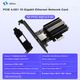 Xiliweishi 10G Gigabit Ethernet карта PCI-E дротова настільна комп'ютерна NAS-карта ігрова мережа Ethernet RJ45 порт високошвидкісна карта розширення AQC113-X1 - изображение 5