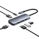 Док-станция Highsay HC6 Type-C с HDMI-портом для расширения поддержки HD-дисплея, многопортовый концентратор для MacBook, Apple iPad, адаптер быстрой зарядки PD 100 Вт. - изображение 4