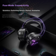 Наушники TAIDU THS319 Extreme Electric 4-Mode Wireless 7.1 Black-Purple - изображение 2