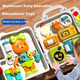 Дитяча дошка XST Busy Board, іграшковий будиночок Монтессорі для раннього розвитку, тренування дрібної моторики немовлят, навчальна книга, подарунок на день народження для хлопчиків та дівчаток - зображення 5