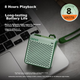 Портативна Bluetooth-колонка EDIFIER M0, міні-колонка для вулиці, вага нетто лише 70 г, наддовгий час роботи від батареї, м'ятно-зелений колір - изображение 10