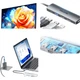Док-станция расширения SAMZHE Type-C, концентратор Thunderbolt 4, HDMI-адаптер, USB-разветвитель, 4K 60 Гц, универсальный, для Apple 17 Macbook Mini, iPad, ноутбука, 5 датских крон. - изображение 3