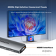 Док-станция расширения SAMZHE Type-C, концентратор Thunderbolt 4, HDMI-адаптер, USB-разветвитель, 4K 60 Гц, универсальный, для Apple 17 Macbook Mini, iPad, ноутбука, 5 датских крон. - изображение 5