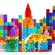 Магнитный конструктор Danmiqi Оконная магнитная плитка 100 деталей - изображение 2