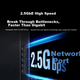 UGREEN 2.5G 5-портовый Ethernet-коммутатор, сетевой разветвитель 1-к-2/4, 4-портовый домашний сетевой концентратор, NAS-модем, совместимый с моделью 55616 - зображення 4