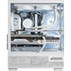 Корпус для игрового компьютера MSI Crystal Tower белого цвета, поддерживает материнские платы ITX (поддержка водяного охлаждения 240 мм / боковая панель из стекла / 7 мест для вентиляторов / панорамный обзор). - изображение 3