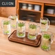 Стаканы CLITON стеклянные с ручками, набор 6шт, для воды/чая/пива - изображение 4