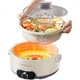 Электрическая мультиварка Royalstar Electric Hot Pot Multi-Functional объемом 4 л с титановым антипригарным покрытием RHG-40M1 рассчитана на 4-6 человек, имеет разборную конструкцию и легко моется. - изображение 3