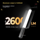 Ручний світлодіодний світильник Sidande Flowing Light B400 Stick Light, 25 Вт, для фотозйомки, портативний RGB-світильник з регульованою колірною температурою, професійний для нічної зйомки на відкритому повітрі. - зображення 6