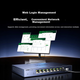 Коммутатор UGREEN Light Management 2.5G, 8 портов 2.5G (электрический + оптический 10G), веб-управление сетью, разветвитель сети IPTV, поддержка VLAN, оптический модем, NAS, 15812 - зображення 5
