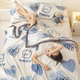 Ковдра Nanjiren Milk Velvet Office Damp Blanket All Season Flannel Condition Blanket 150*200 см - изображение 4
