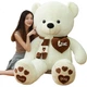 Плюшевая игрушка Hushi Xiaobao Bear, подарок на Рождество, День святого Валентина, день рождения, для девочки, большая плюшевая кукла-мишка 1,4 м, спящая. - зображення 1