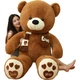 Плюшевая игрушка Hushi Xiaobao Bear, подарок на Рождество, День святого Валентина, день рождения, для девочки, большая плюшевая кукла-мишка 1,4 м, спящая. - зображення 3