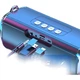 CLAISON [Berlin Voice] T16 Bluetooth-колонка, сабвуфер, бездротова колонка для дому та вулиці, водонепроникна, з можливістю вставки карти пам'яті, тривалий час роботи від батареї, синя - изображение 1