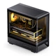 Корпус JONSBO D200 mATX панорамный с поддержкой СЖО 240 мм, цифровым экраном и Type-C Gen2, черный - изображение 7