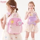 Рюкзак Hello Kitty для девочек 3-6 лет, рюкзак принцессы для дошкольников, двойная сумка через плечо, подарок, 96660 Kuromi Purple - изображение 6