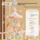 Мобіль Jollybaby для ліжечка музичний підвісний кролик - зображення 7