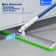 Швабра Baojiajie Flat Mop 70 см с двумя насадками, алюминиевая панель, XE03 - изображение 7