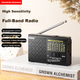 Радиоприемник Newmine N121 для пожилых людей, полнодиапазонный FM-плеер, перезаряжаемый, миниатюрный, легкий, портативный, на полупроводниковом аккумуляторе. - изображение 4