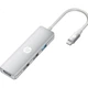 Док-станція HP CT205S Type-C USB, HDMI 4K60Hz, 100 Вт, сріблясга - зображення 2