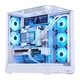 Игровой корпус APNX V2 белого цвета с морским дизайном, огромный объем 71 л, поддержка материнских плат ATX, трехстороннее остекление, быстросъемные крепления, трехсторонняя система водяного охлаждения 360 мм, стандартная конфигурация с портом Type-C. - изображение 4